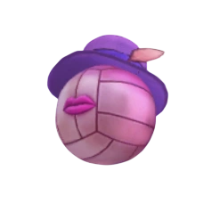 Pink Summer Hat Ball